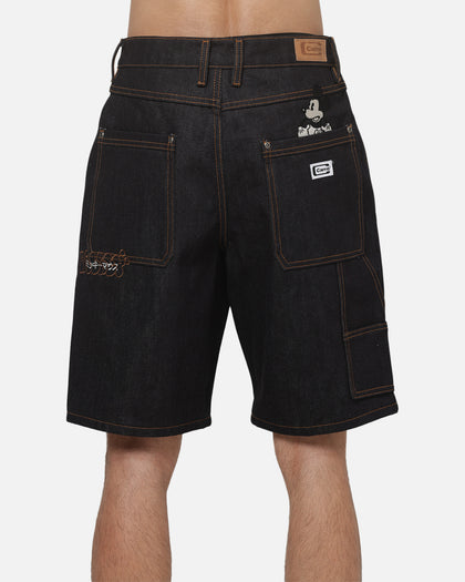 Carré x Disney Mickey & Friends Denim Jorts Raw Indigo