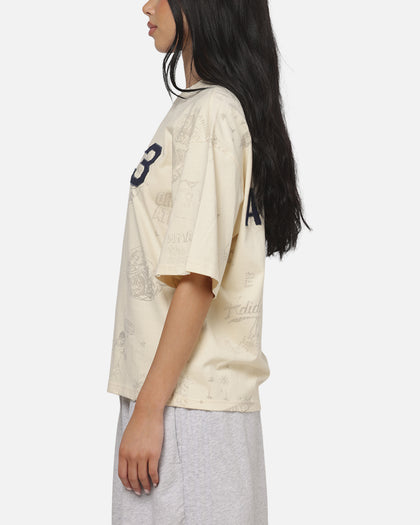 Adidas Vintage All Over Print T-Shirt Night Indigo