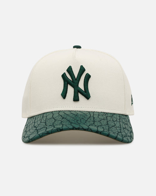 New Era New York Yankees 'Croc Skin 2.0' 9FORTY A-Frame Snapback Chrome/Dark Green