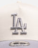 New Era Los Angeles Dodgers 'Chrome Grey' 9FORTY A-Frame Snapback White/Silver
