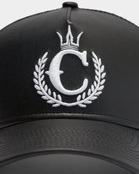 New Era x Culture Kings 9FORTY A-Frame Trucker Snapback Black/White