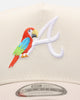 New Era Atlanta Braves 'Tropical' 9FORTY A-Frame Snapback Chrome