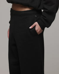American Thrift Women's Cuffed Trackpants Black