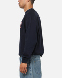 Tommy Jeans 90's Texture Graphic Crewneck Navy