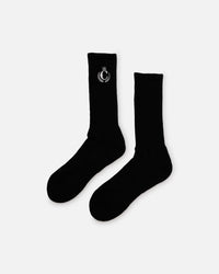 Culture Kings CK Crew Socks Black/White