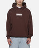 Carre Box Check Hoodie Chocolate
