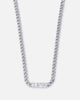 Guess Mainline Vegas 21" Guess Logo 7mm Necklace Silver