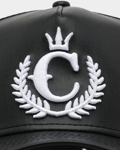 New Era x Culture Kings 9FORTY A-Frame Trucker Snapback Black/White