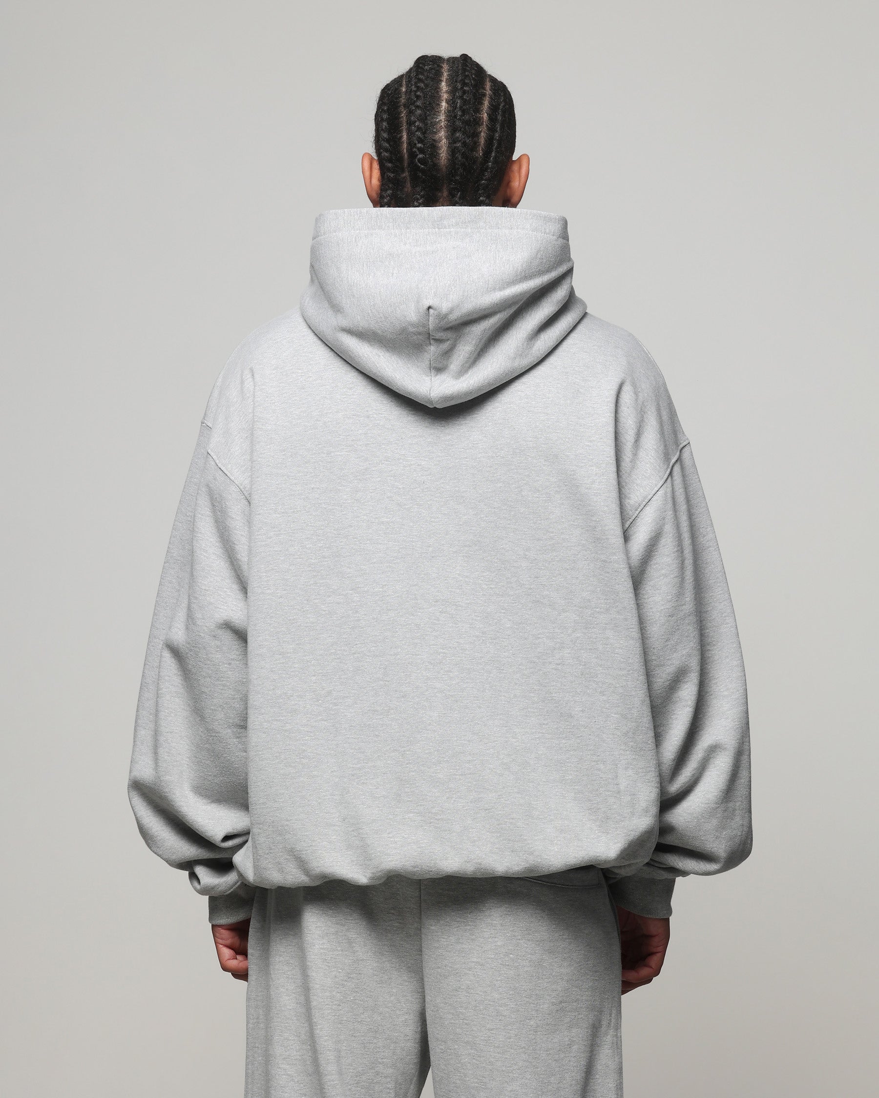 American Thrift Zip Hoodie Grey Heather | Culture Kings US
