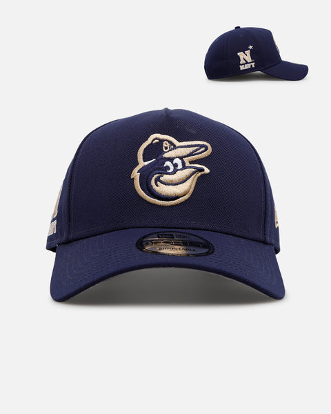 パーリーゲイツ、New Era キャップ ネイビー New Era Baltimore Orioles 'College Crossover' Navy Midshipmen