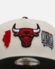 New Era Chicago Bulls 'Chrome City Icons' 9FORTY A-Frame Snapback Chrome/Official Team Color