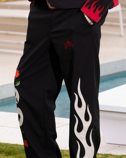 Loiter Western Trouser Black