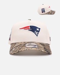 New Era New England Patriots 'Realtree Visor' 9FORTY A-Frame Snapback Cream/Camo