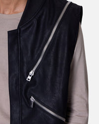 MNML Zip Lock Vest Black