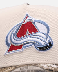 New Era Colorado Avalanche 'Realtree Visor' 9FORTY A-Frame Snapback Cream/Camo