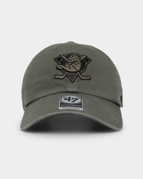 47 Brand Anaheim Ducks '47 Clean Up Strapback Moss