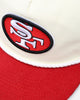 New Era San Francisco 49ers 'Throwback Corduroy' Golfer Snapback Chrome