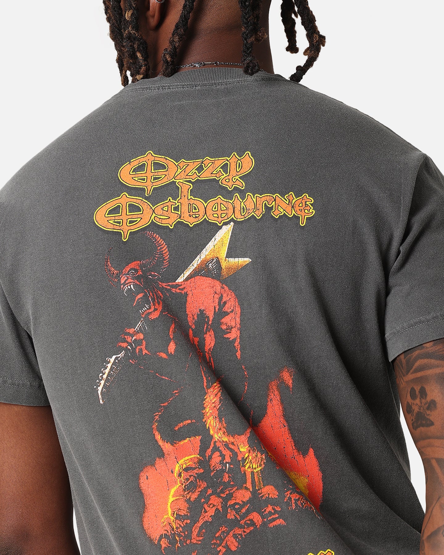 Ozzy Osbourne Ozzfest Helmet T-Shirt Faded Black | Culture Kings US