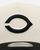 New Era Cincinnati Reds 'Chrome Upside Down Logo' 9FORTY A-Frame Snapback Chrome/Black