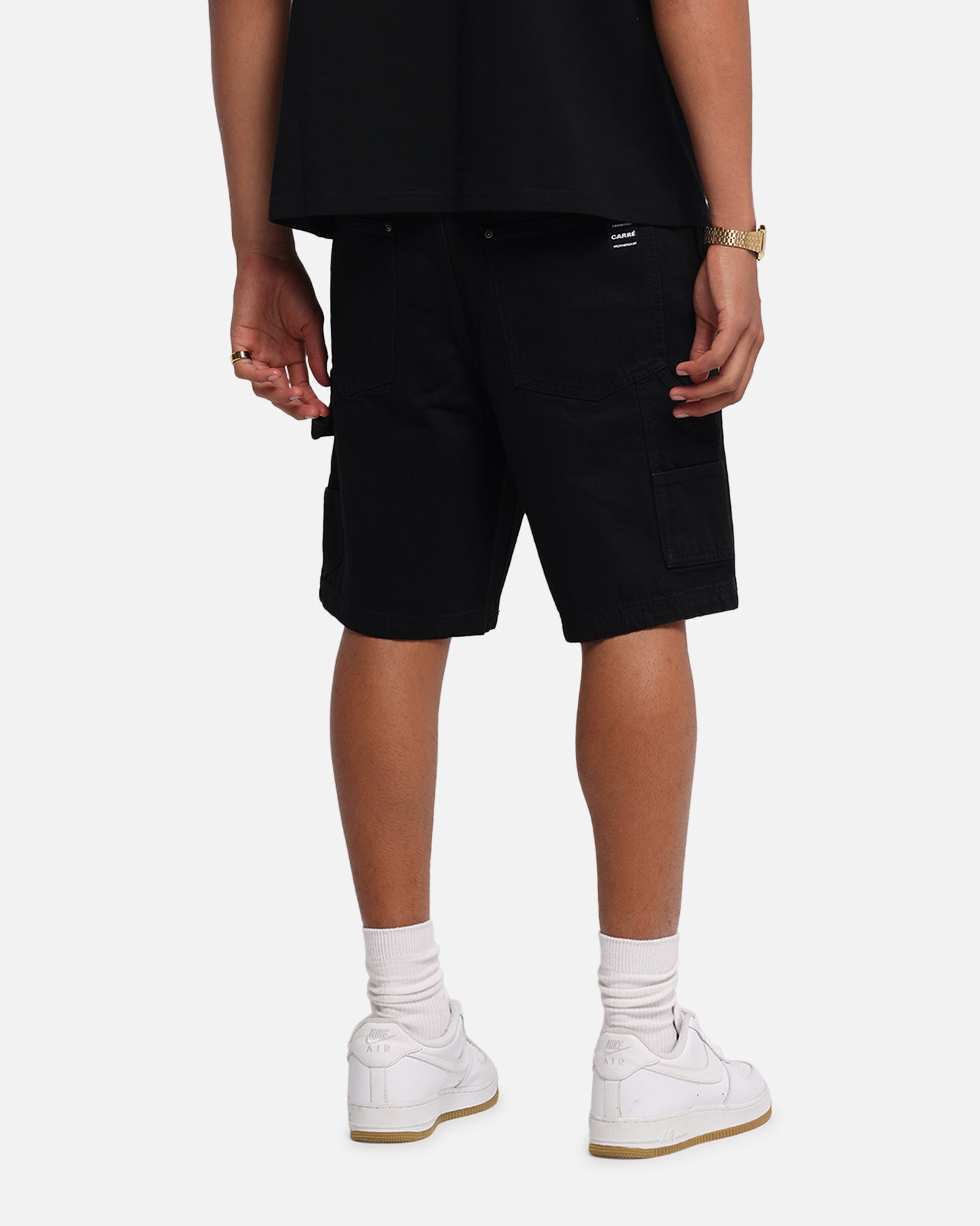Carre Weatherwear Carpenter Jorts Black | Culture Kings US