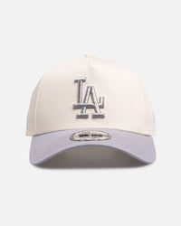 New Era Los Angeles Dodgers 'Chrome Grey' 9FORTY A-Frame Snapback White/Silver