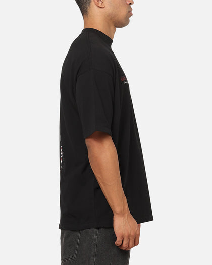 Saint Morta La Muerte Script T-Shirt Black/Red