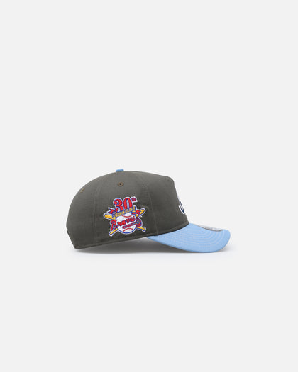 New Era Atlanta Braves 'Contrast Visor' Pre-Curved Golfer Snapback Moss/Sky