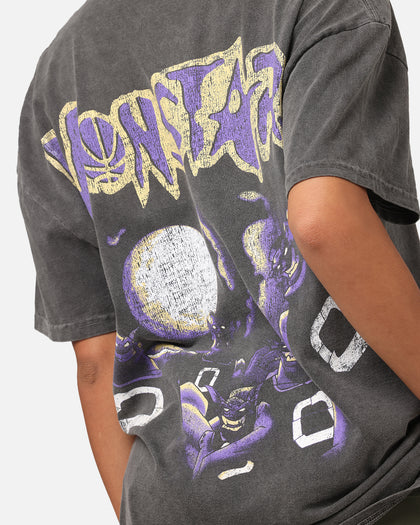 73Studio X Space Jam Monstars Heavyweight Vintage T-Shirt Black Wash