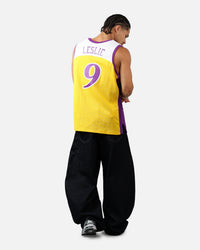 Mitchell & Ness Los Angeles Sparks Lisa Leslie #9 '01 Home Swingman Jersey Gold
