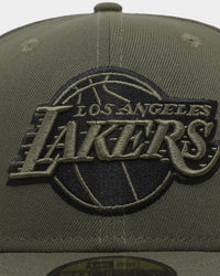 New Era Los Angeles Lakers 'Olive Black' 59 FIFTY Fitted Olive/Black