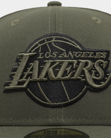 New Era Los Angeles Lakers 'Olive Black' 59 FIFTY Fitted Olive/Black
