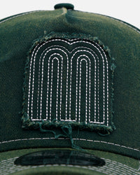 New Era Mexico National Baseball Team 'Distressed And Worn' 9FORTY A-Frame Casual Strapback Green