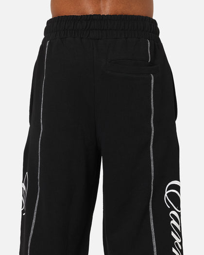 Carre Script Trackpants Black