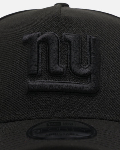 New Era New York Giants 'Black on Black' 9FORTY A-Frame Snapback Black/Black