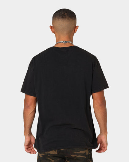 Goat Crew More Peace Less War Vintage T-Shirt Washed Black