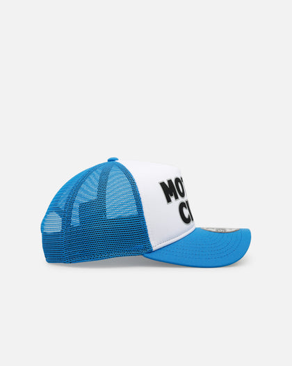 New Era Detroit Lions 'Team Motto' 9FORTY A-Frame Trucker Snapback Official Team Colors