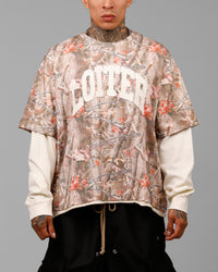 Loiter Impact Long Sleeve T-Shirt Washed Real Tree Camo