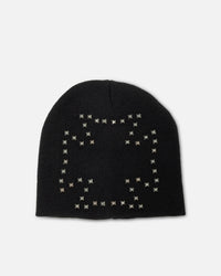 Saint Morta Marked Skully Beanie Off Black