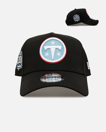 New Era Tennessee Titans 'Black And Team Color' 9FORTY A-Frame Snapback Black/Official Team Color