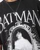73Studio X DC Batman Mirror Vintage T-Shirt Black Acidwash