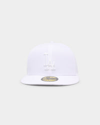 New Era Los Angeles Dodgers 'White On White' 59FIFTY Fitted White/White