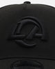 New Era Los Angeles Rams 'Black on Black' 9FORTY A-Frame Snapback Black/Black