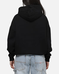 Carre Illusion Hoodie Solid Black