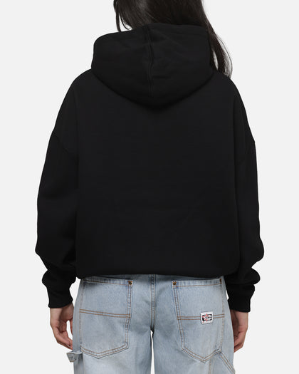 Carre Illusion Hoodie Solid Black
