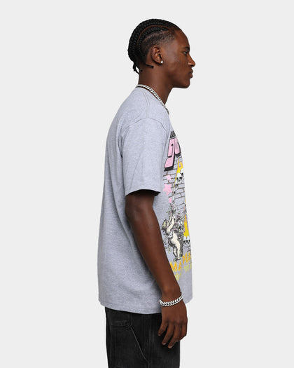 Goat Crew Make Peace T-Shirt Grey