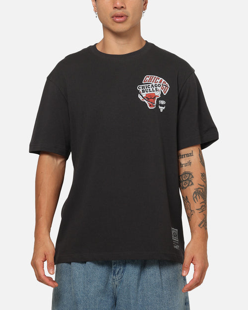 Mitchell & Ness Chicago Bulls Dennis Rodman Ripped Player T-Shirt Washed Black