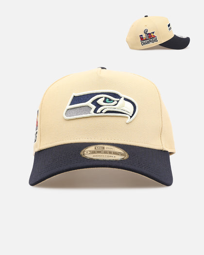 New Era Seattle Seahawks 'Vintage' 9FORTY A-Frame Snapback Vegas Gold