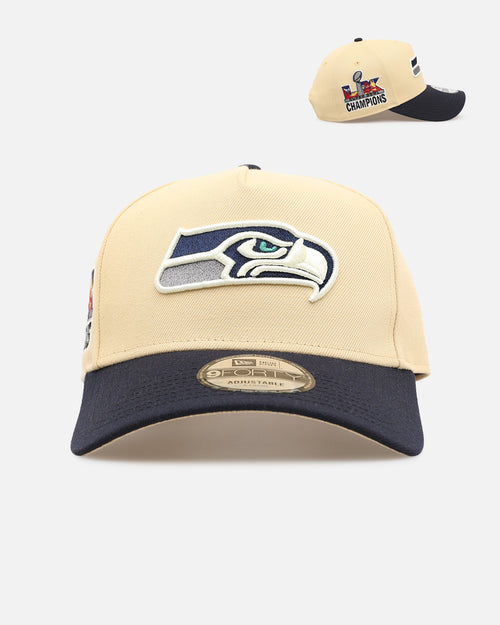 New Era Seattle Seahawks 'Vintage' 9FORTY A-Frame Snapback Vegas Gold