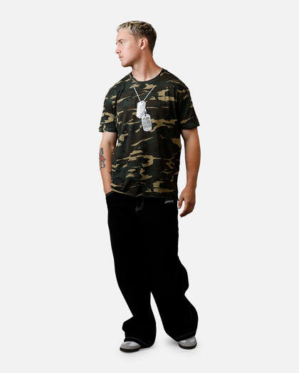 Culture Kings X WWE John Cena Ruthless Aggression Vintage T-Shirt Woodland Camo