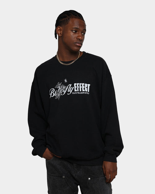 Rats Get Fat Butterfly Effect Vintage Crewneck Black Wash